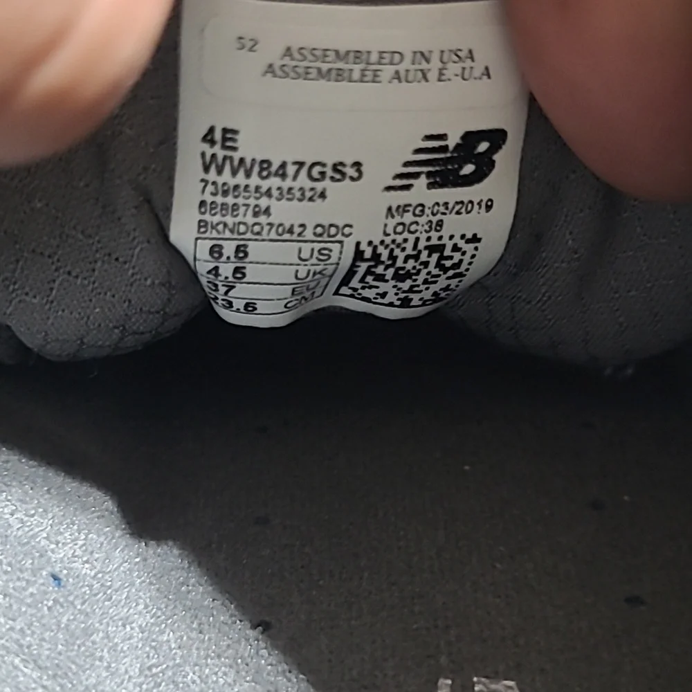 New Balance Womens 847v3 Walking Shoes Size 6.5 4E - Picture 7 of 8